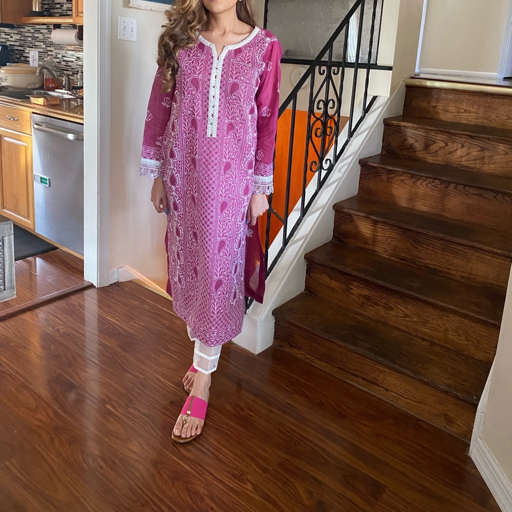 Pakistani/ indian formal chikankari kurta